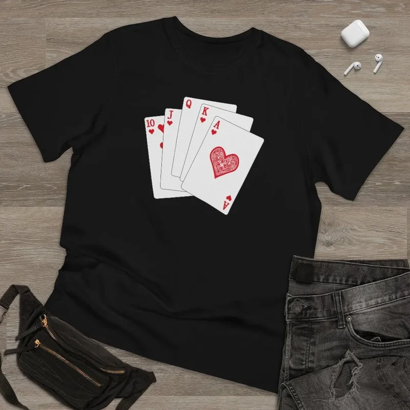 Mobster Winning hand Cards Royal Flush T-shirt