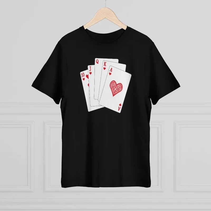 Mobster Winning hand Cards Royal Flush T-shirt