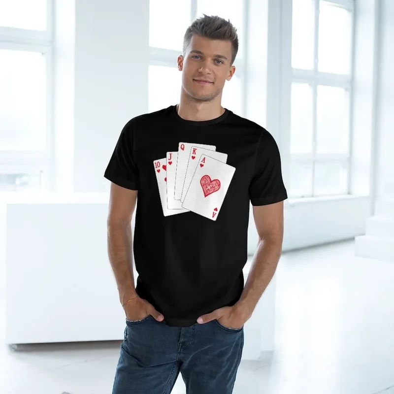 Mobster Winning hand Cards Royal Flush T-shirt