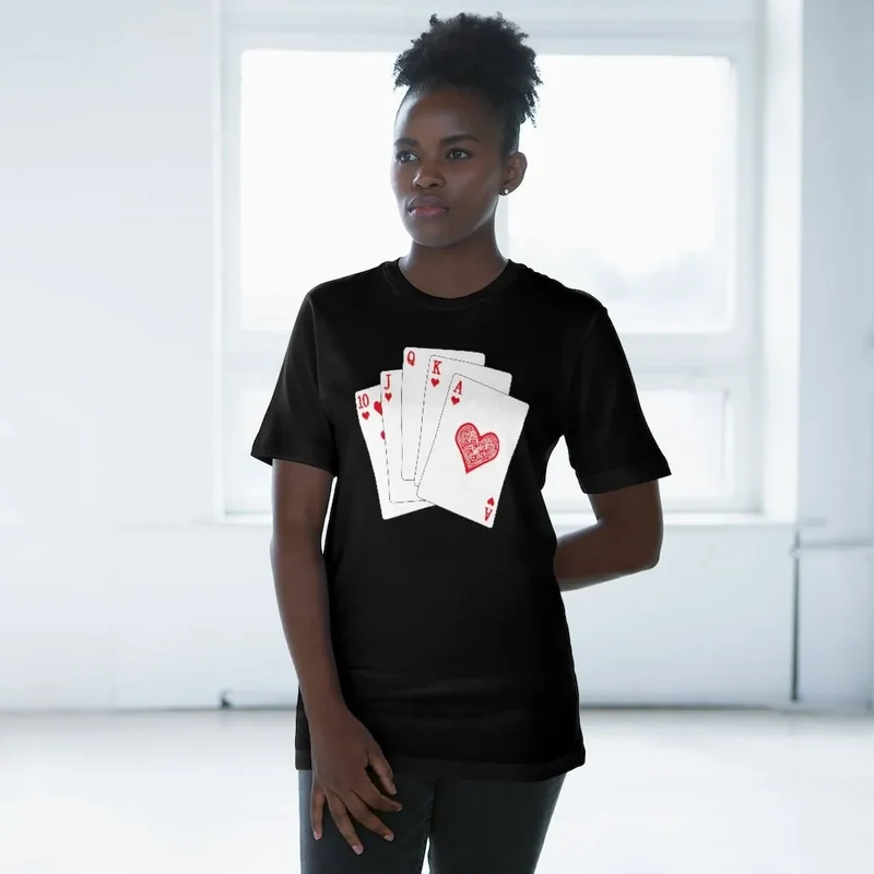 Mobster Winning hand Cards Royal Flush T-shirt