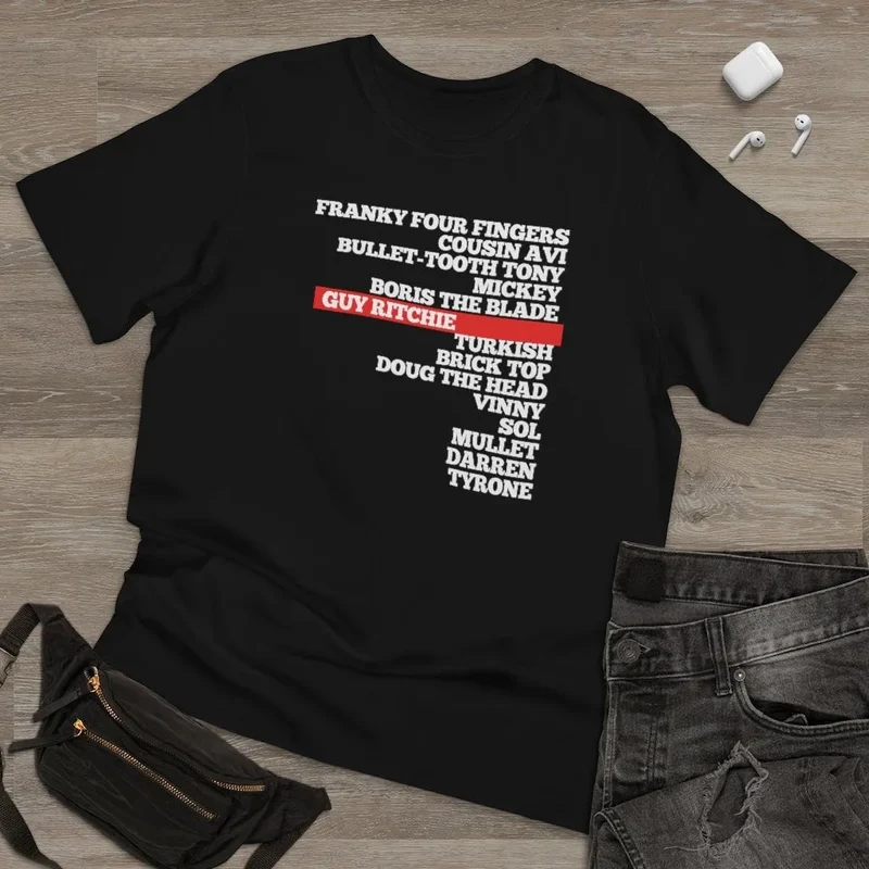 Film Directed by Guy Ritchie characters T-shirt