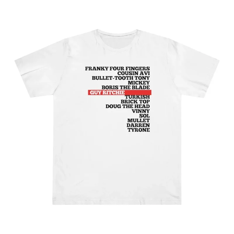 Film Directed by Guy Ritchie characters T-shirt