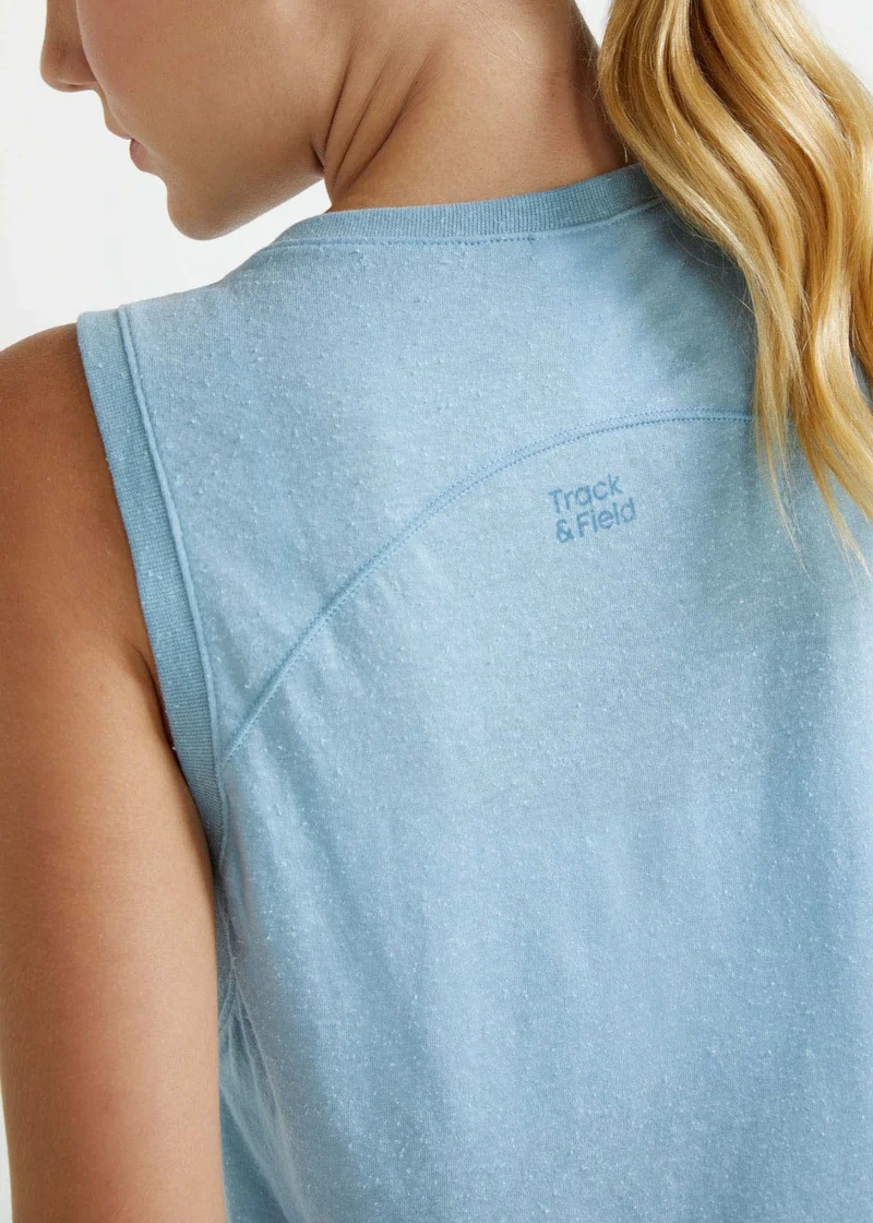 T-Shirt Mulher Sem Manga Cropped