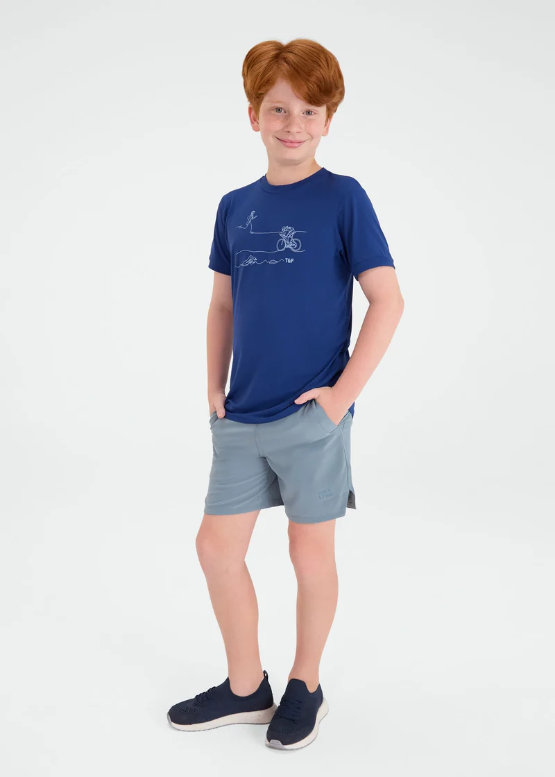 Calção Infantil Menino Longo Recortado
