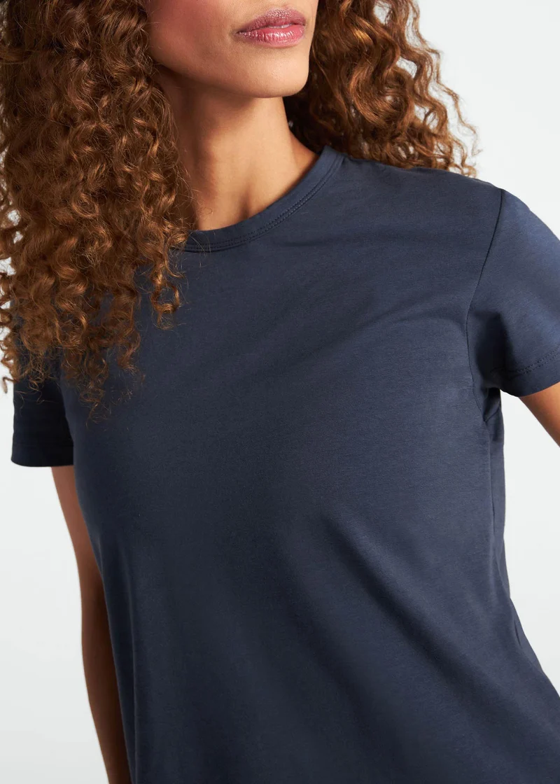 T-Shirt Mulher Manga Curta Perfect t