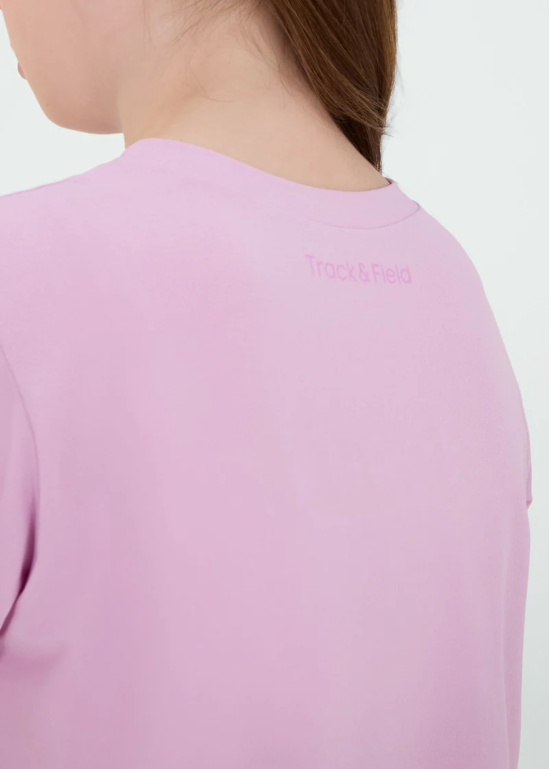 T-Shirt Mulher Infantil Manga Curta Thermodry
