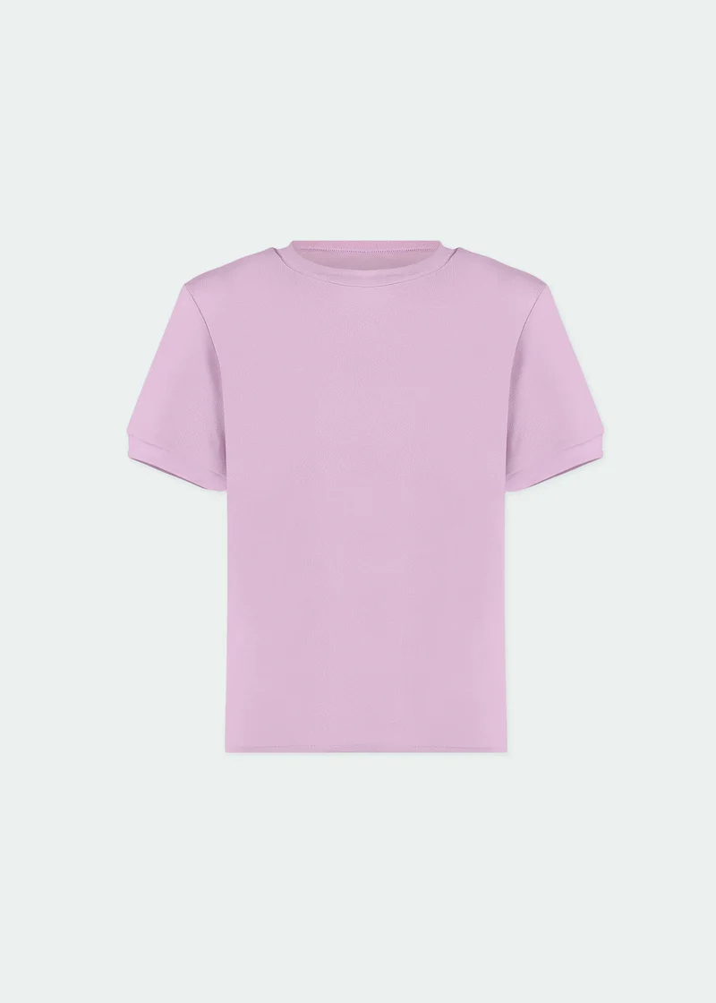 T-Shirt Mulher Infantil Manga Curta Thermodry