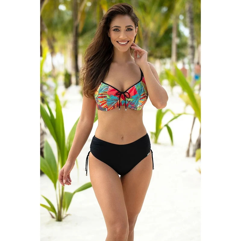 Maillot de bain deux pièces Madora 178243 soutien-gorge rembourré culotte à bretelles elasthanne polyamide lingerie sexy plage piscine