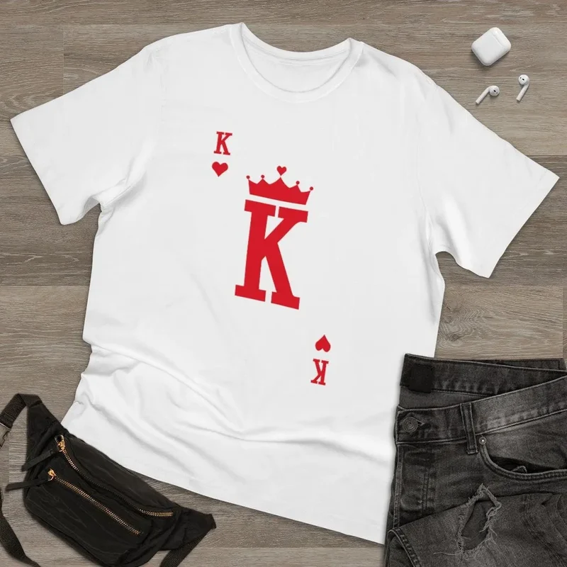 Card King's hearts for Real Boss of all Bosses T-shirt