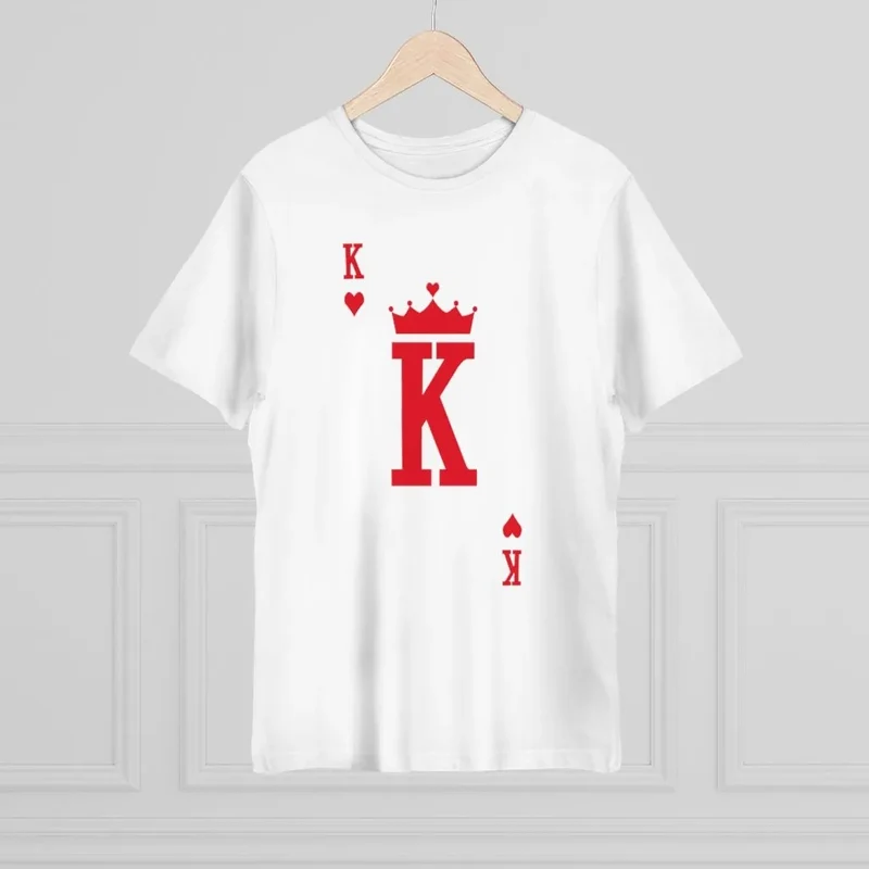 Card King's hearts for Real Boss of all Bosses T-shirt