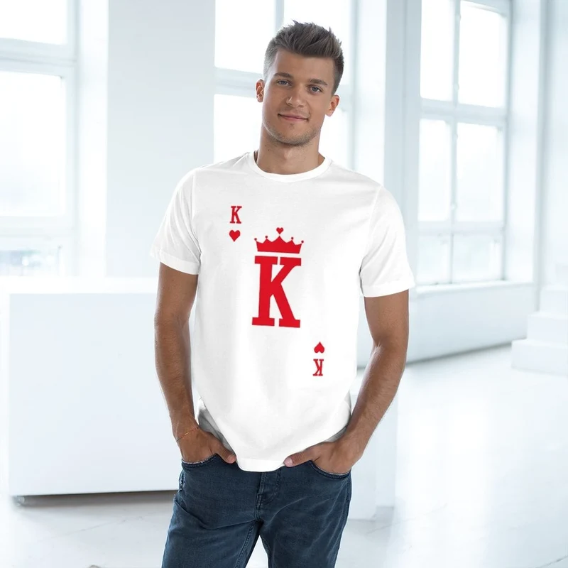 Card King's hearts for Real Boss of all Bosses T-shirt