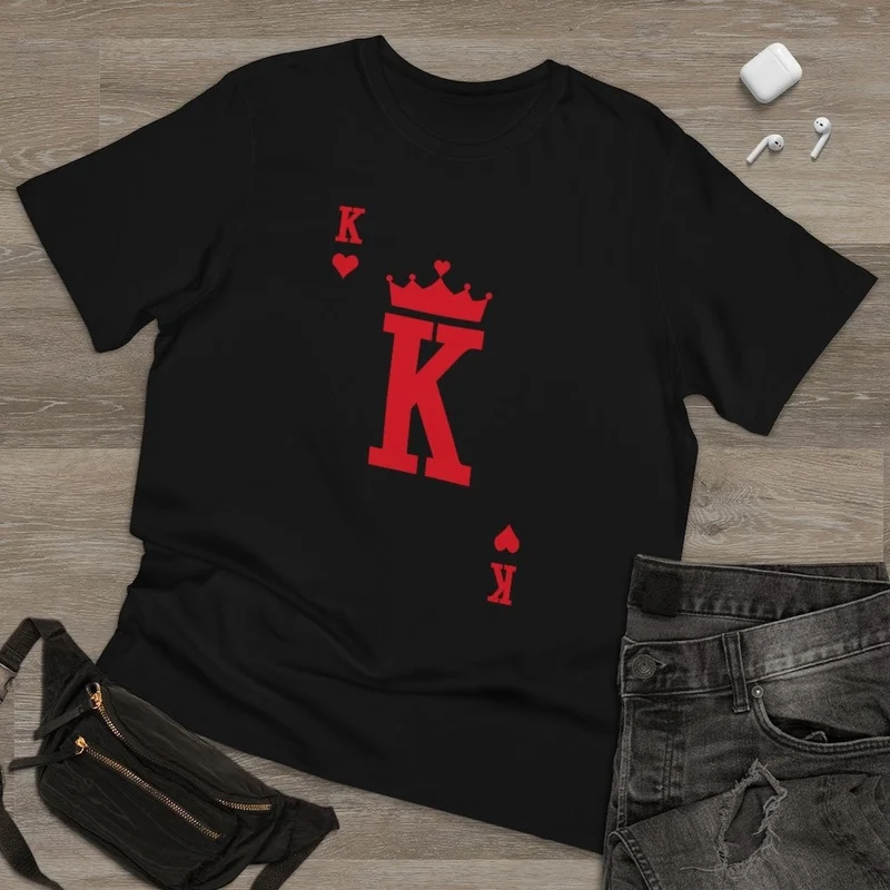 Card King's hearts for Real Boss of all Bosses T-shirt