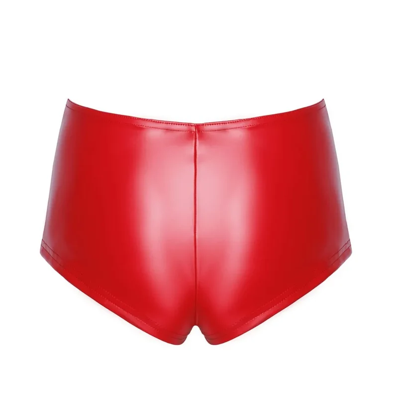 culotte taille haute sculptante gainante extensible élasthanne finition mate brillance subtile sans couture rétro moderne séduction femme rouge noir confortable