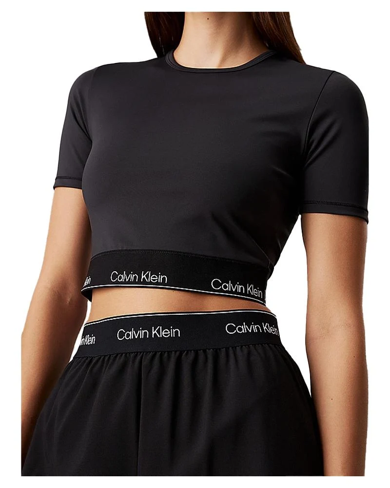 T-shirt Cropped Da Palestra Donna