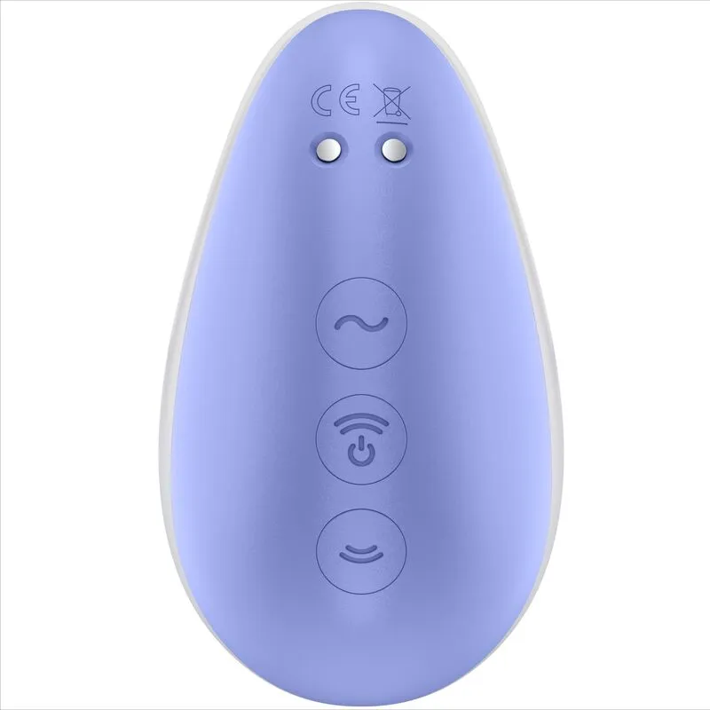 Vibromasseur sans contact Satisfyer Pixie Dust Lilas Air Plus stimulation clitoridienne innovante 11 programmes pression 12 vibrations silicone médicaux sécurisé discrétion