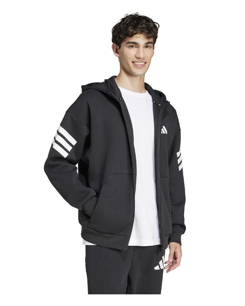 Felpa Uomo Con Cappuccio Future Icons 3-Stripes Full-Zip