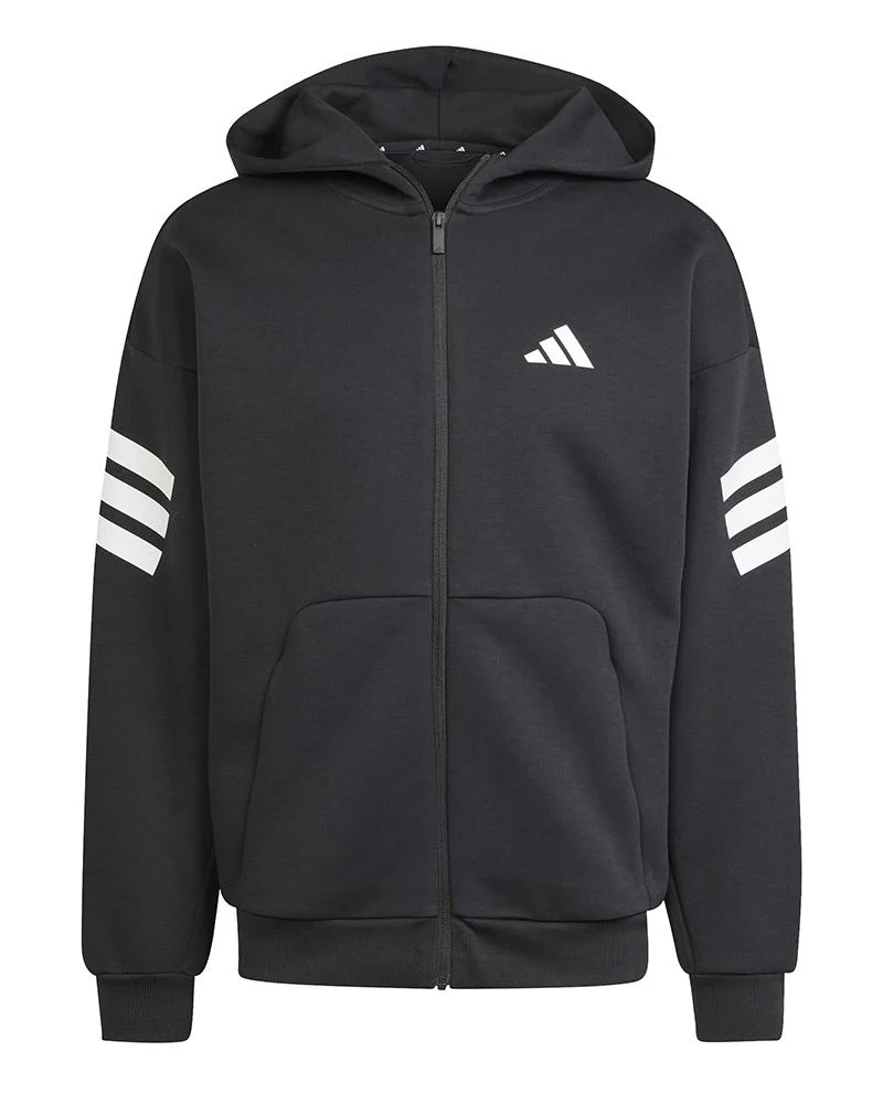 Felpa Uomo Con Cappuccio Future Icons 3-Stripes Full-Zip