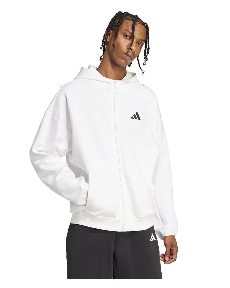Felpa Uomo Con Cappuccio Future Icons Small Logo Full-Zip