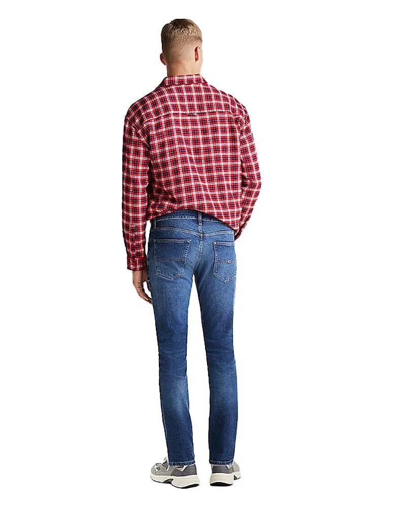 Jeans Uomo Scanton Slim Fit Sbiaditi