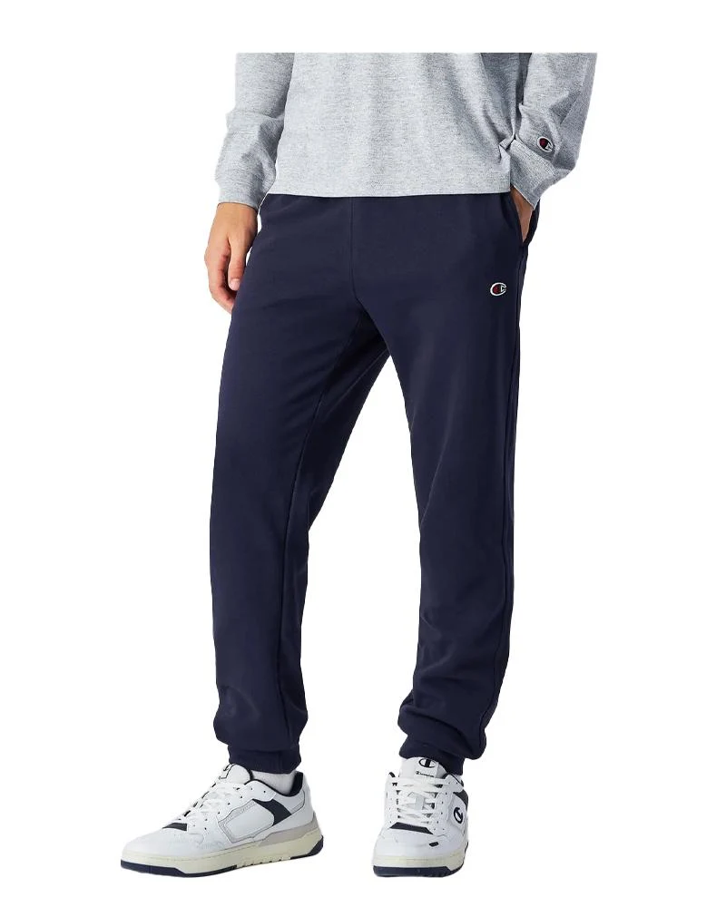 Pantaloni Joggers Slim Fit Uomo Con Bordo A Coste Alla Caviglia