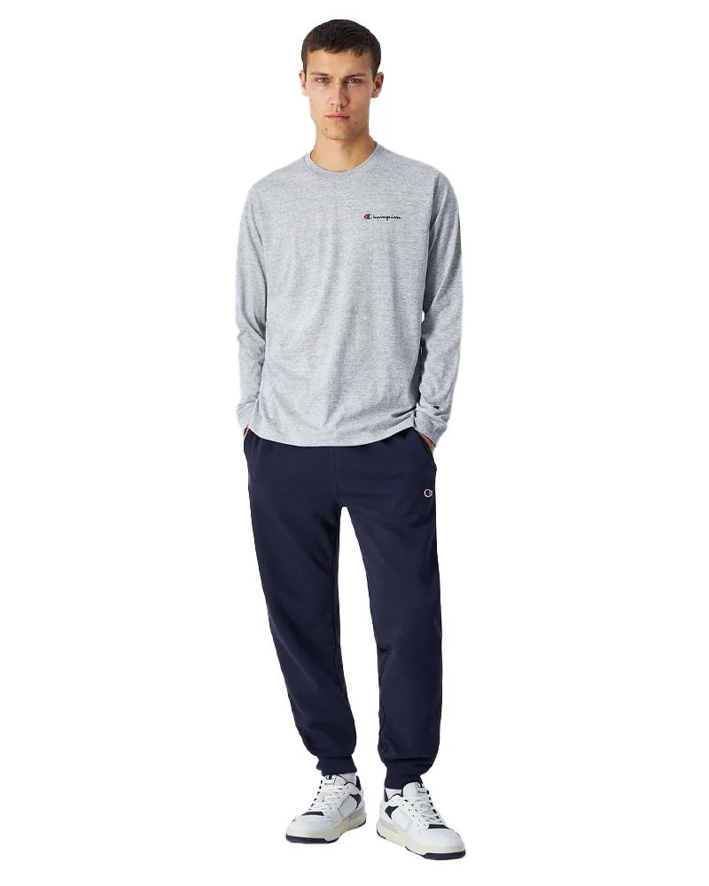 Pantaloni Joggers Slim Fit Uomo Con Bordo A Coste Alla Caviglia