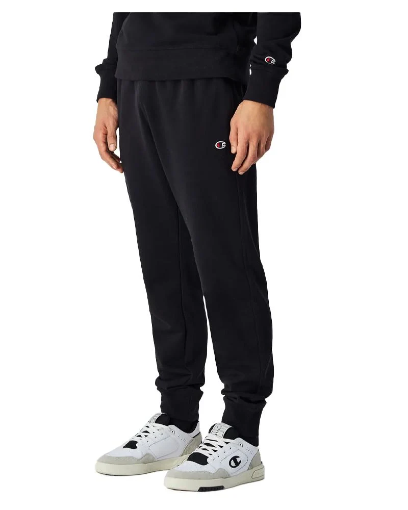 Pantaloni Joggers Slim Fit Uomo Con Bordo A Coste Alla Caviglia