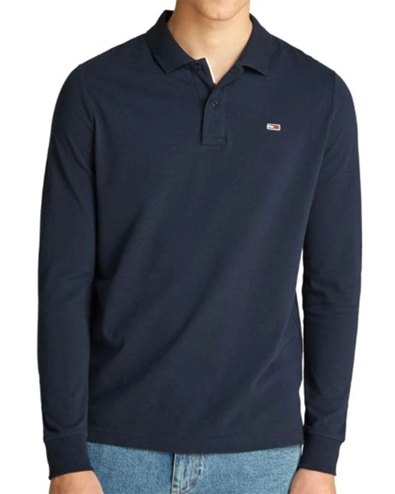Polo Slim Placket Long Sleeve