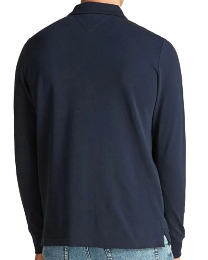 Polo Slim Placket Long Sleeve