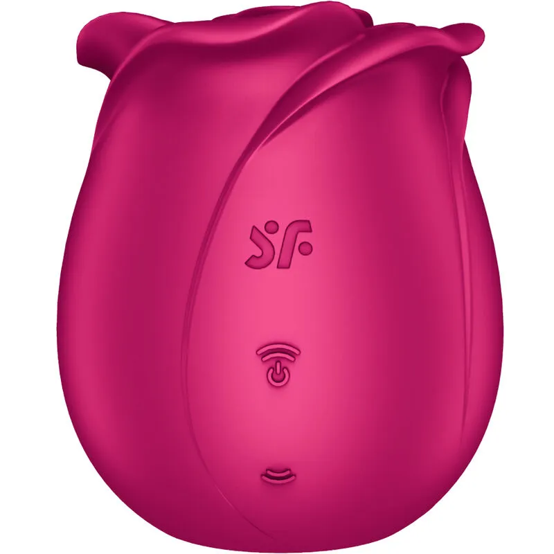 Vibromasseur à ondes de pression Satisfyer Pro 2 Classic Blossom, silicone médical, design rose, stimulation externe, hypoallergénique, discret, couple, plaisir
