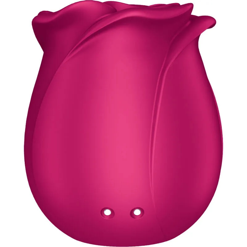 Vibromasseur à ondes de pression Satisfyer Pro 2 Classic Blossom, silicone médical, design rose, stimulation externe, hypoallergénique, discret, couple, plaisir