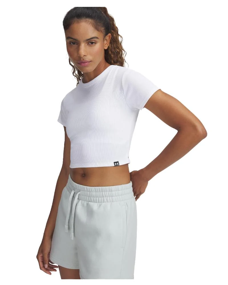 T-shirt Donna UA Rival Rib Baby