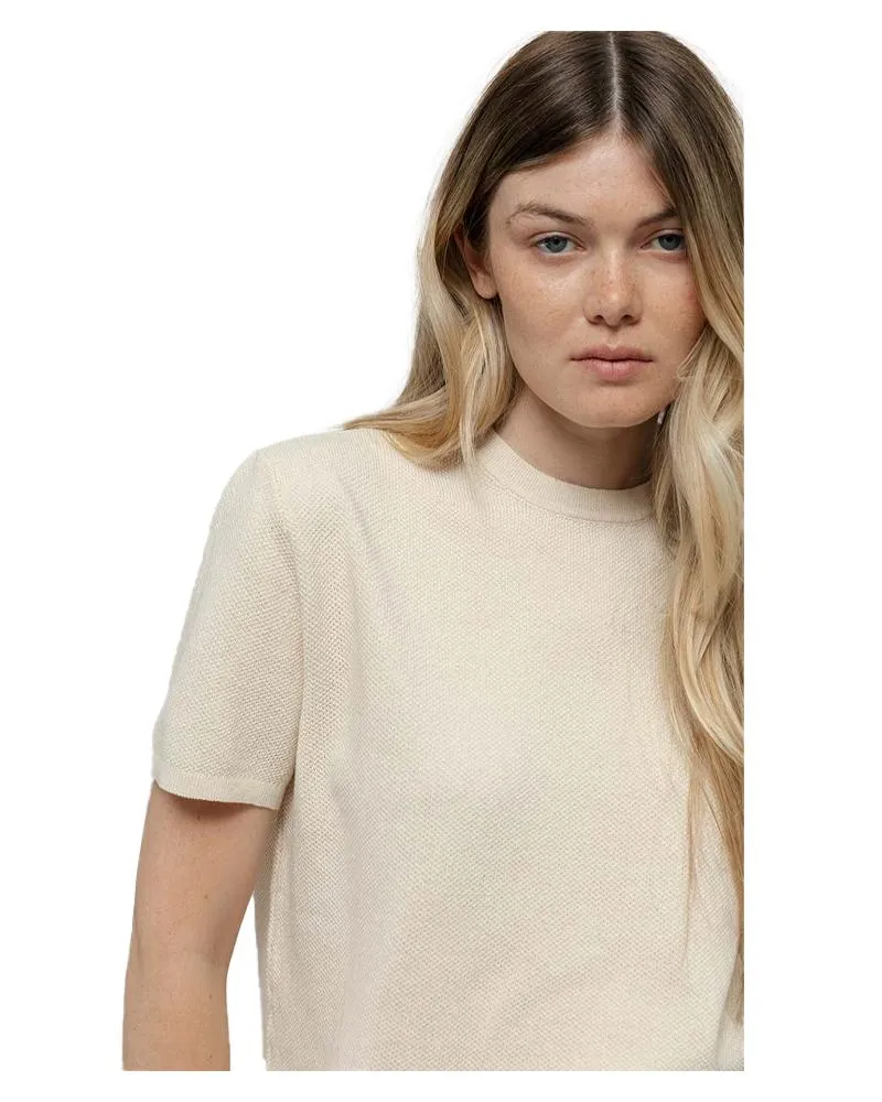 T-shirt Donna Carlotta In Cotone Rigenerato