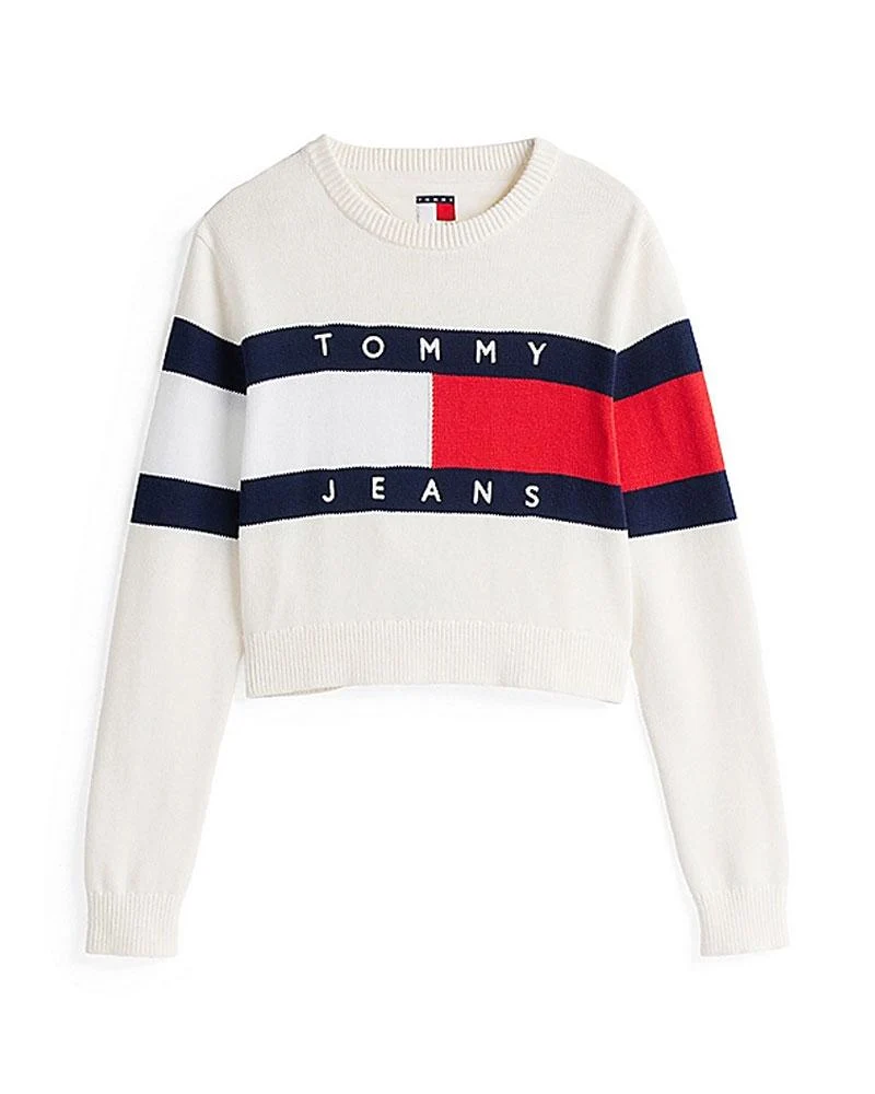 Maglione Pullover Center Flag Donna