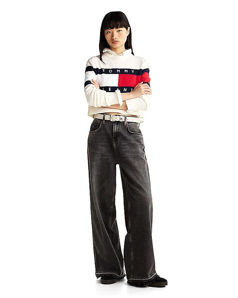 Maglione Pullover Center Flag Donna