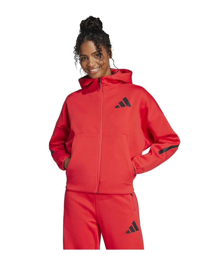 Hoodie Adidas Donna Z.N.E. Full-Zip