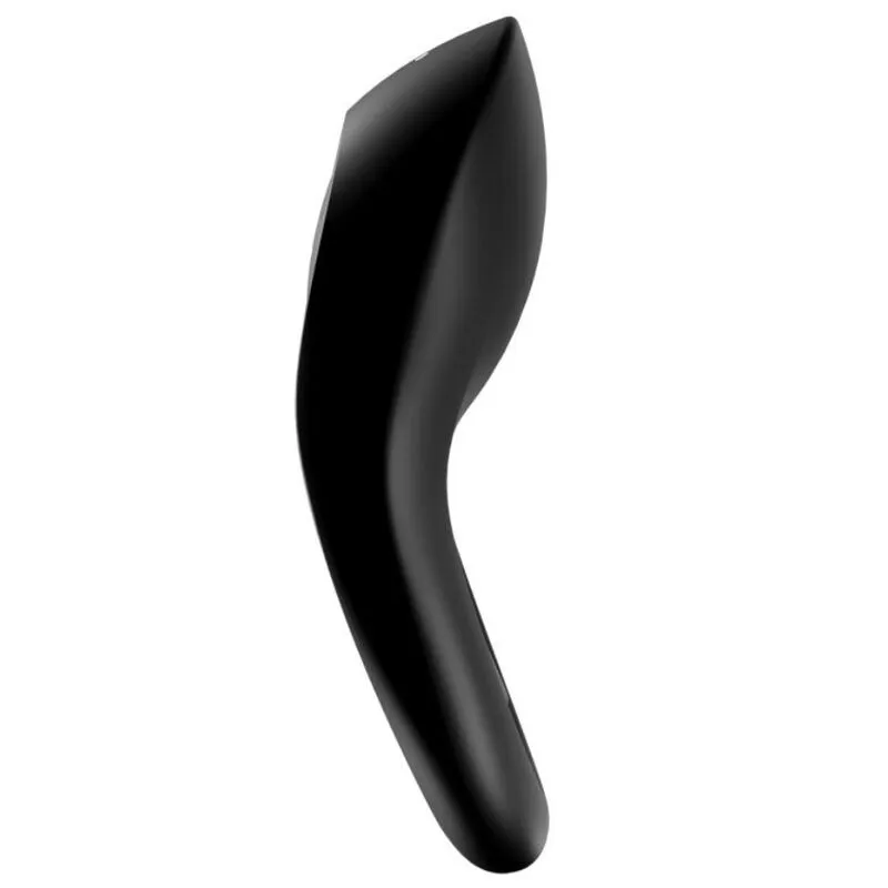 Anneau vibrant duo Satisfyer Légendaire Noir, stimulation pénis testicules, silicone médical, garantie 15 ans, sextoy couple