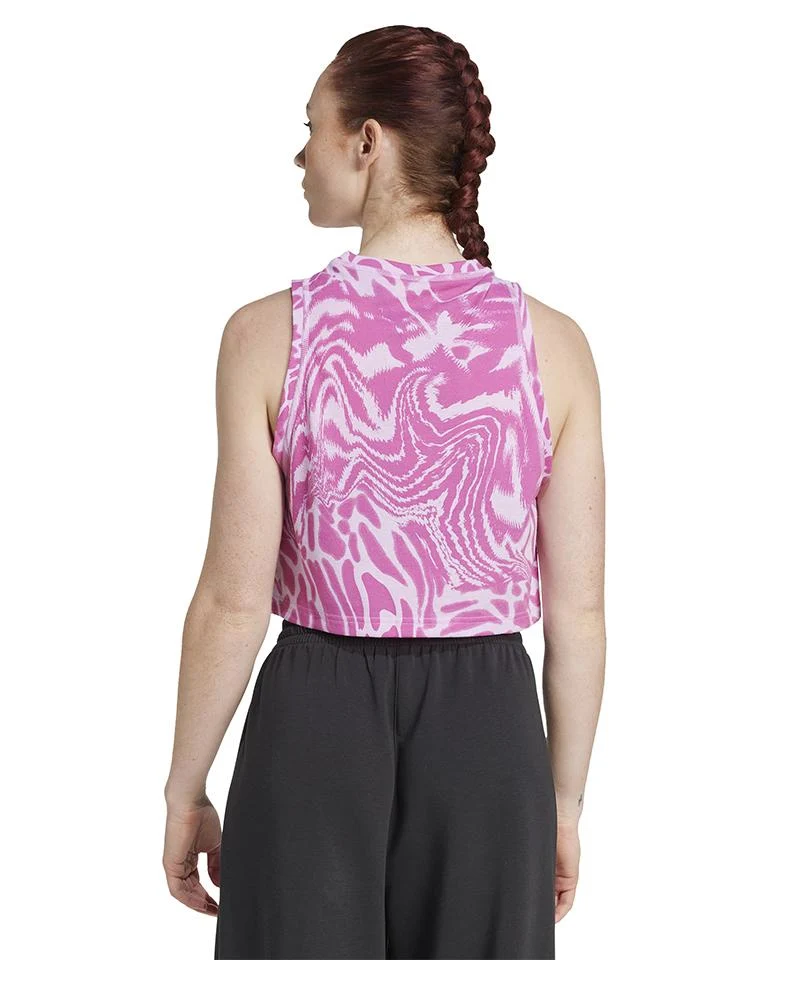 Canotta Donna Da Allenamento Train Essentials Allover Print