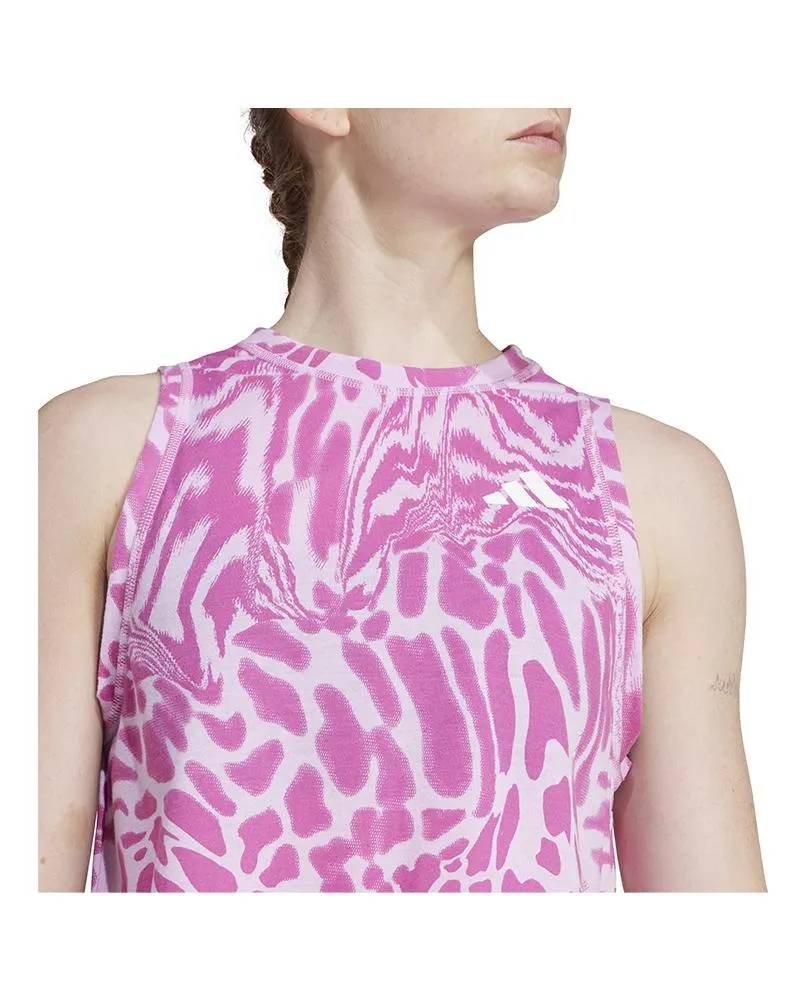 Canotta Donna Da Allenamento Train Essentials Allover Print
