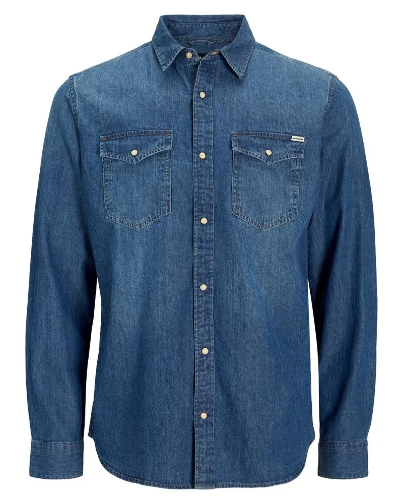 Camicia In Jeans Uomo Comfort Fit