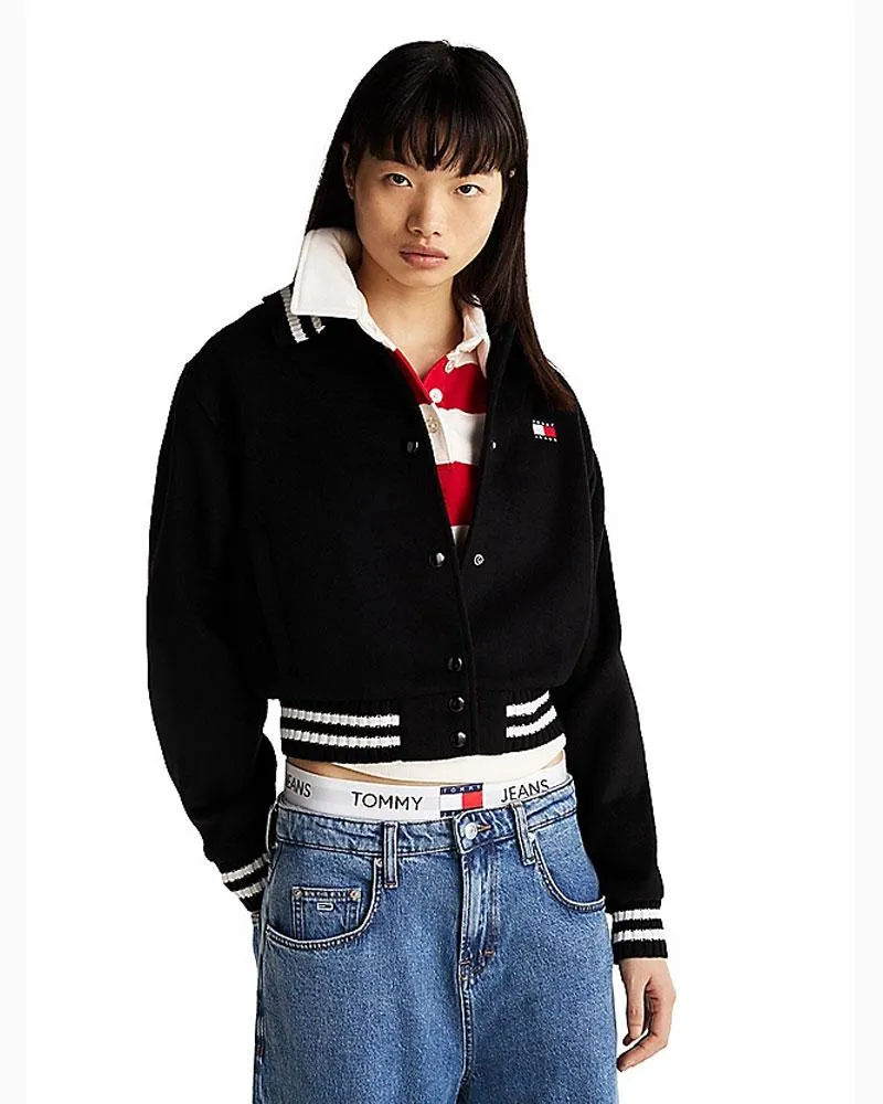 Bomber Crop Varsity Donna