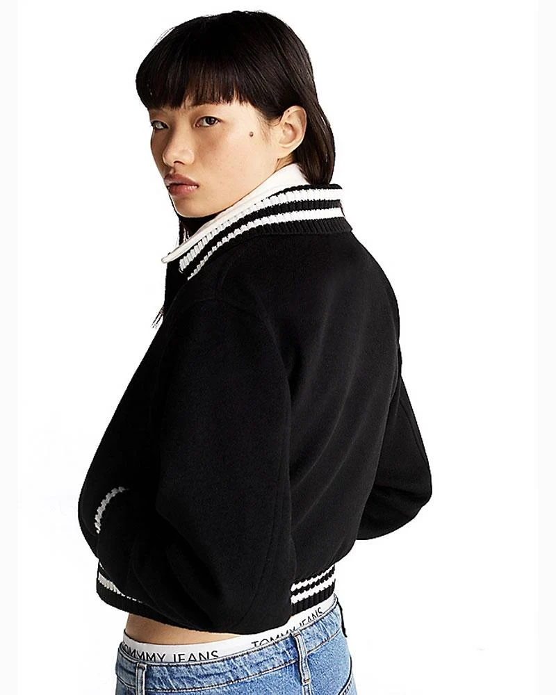 Bomber Crop Varsity Donna