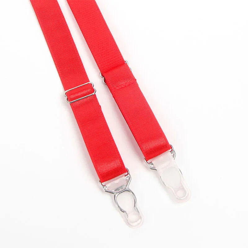 ensemble lingerie rouge bondage sublime portejarretelles soutiengorge ajustable bretelles réglables sexy provocant soyeux confortable polyester élasthanne durable