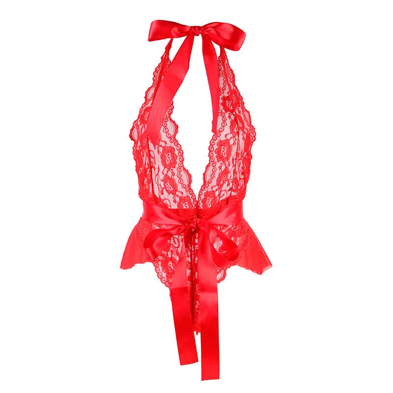 lingerie sexy Subblime grande taille rouge volants ceinture américaine confort maintien doux durable silhouette sculptante glamour séduisante romantique