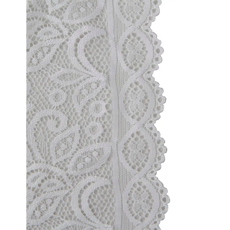 lingerie sexy dentelle blanche grande taille confort maximal body Subblime maintien doux extensible coupe flatteuse romantique quotidien élégant