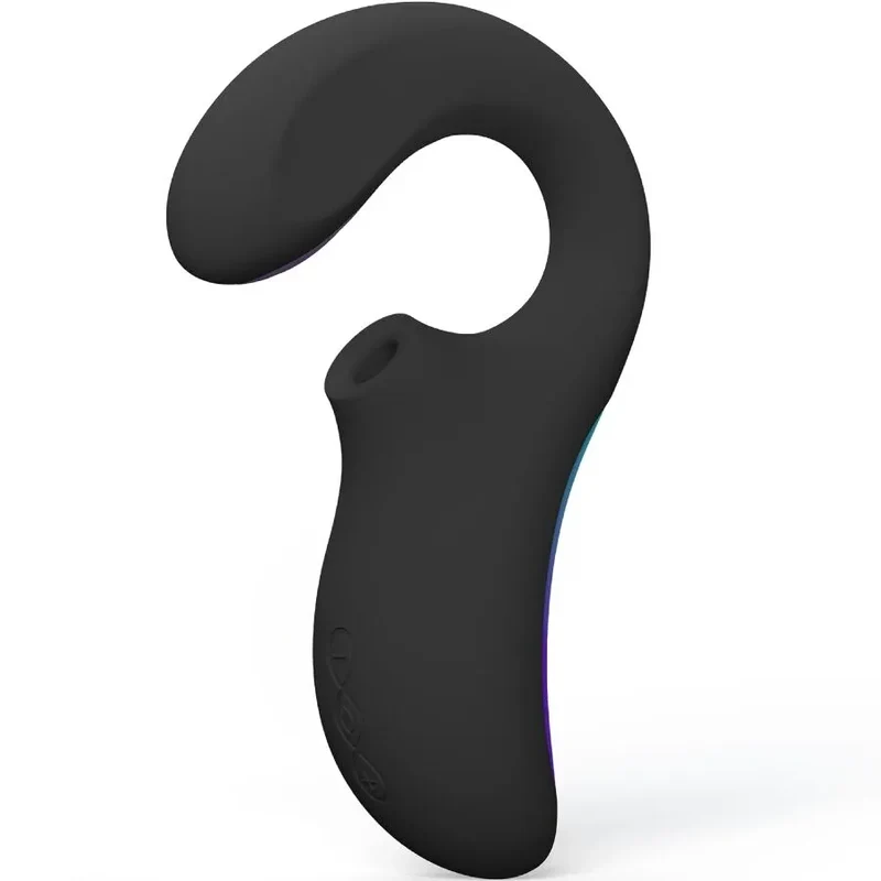 Vibromasseur Lelo Enigma Double Sonic Point G Noir stimulation clitoridienne point A Deep Sonic™ silicone médicaux sextoy femme couple