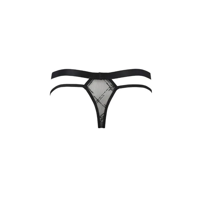 PASSION lingerie string Collin noir élégant moderne innovant confortable élastique élasthanne polyester polyamide oekotex certifié