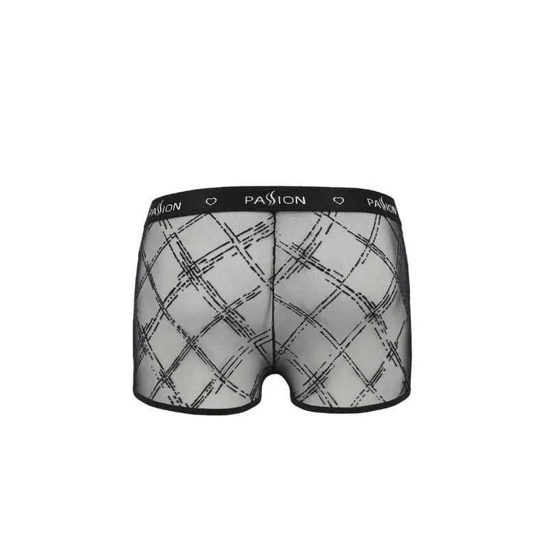 Passion shorty lingerie noir polyester résistant élastique doux confortable certifié écologique antiallergique respectueux peau fabriqué Pologne européenne sophistiqué