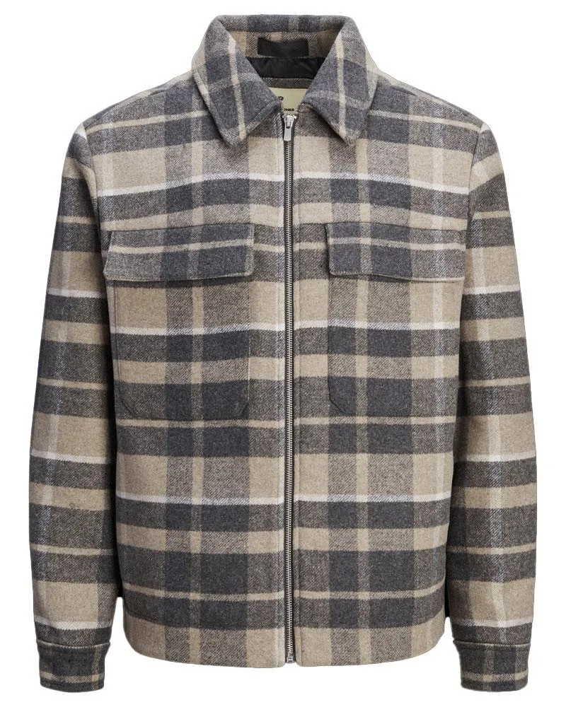 Giacca Camicia Wool Blend