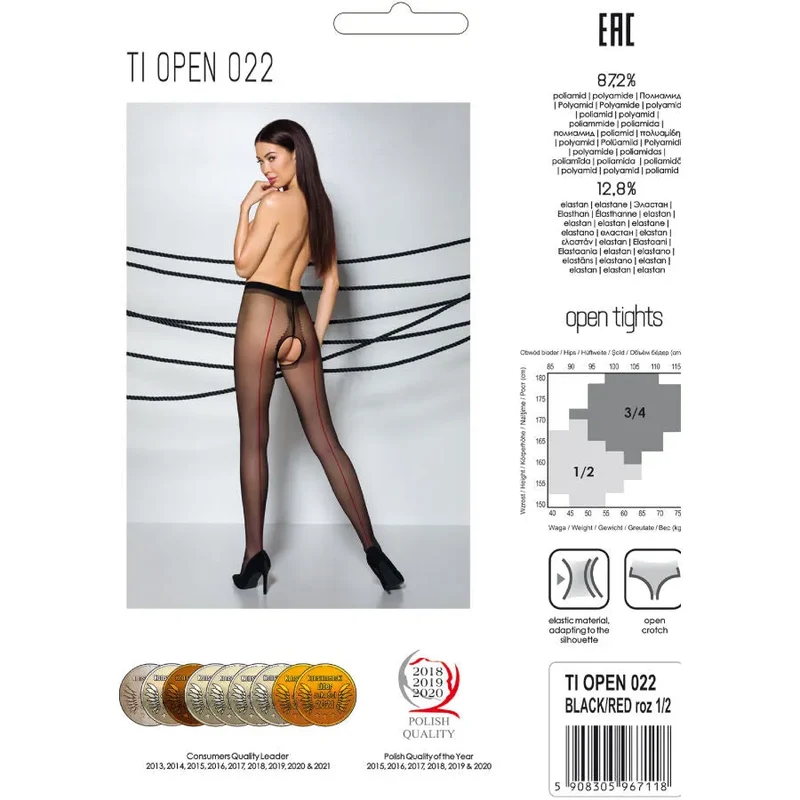 bas élégants raffinés ouverture cuisses sexy noir rouge femme moderne luxueux fabriqués européens hypoallergéniques résistants lavage confortables transparents