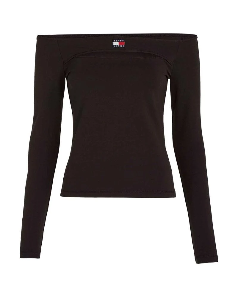 T-shirt Slim Badge Cutout Donna